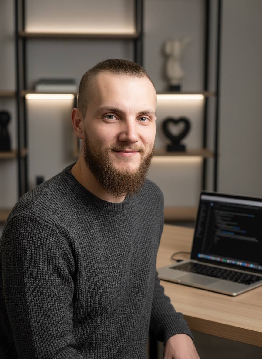 Фото мое — начинающий фронтенд-разработчик